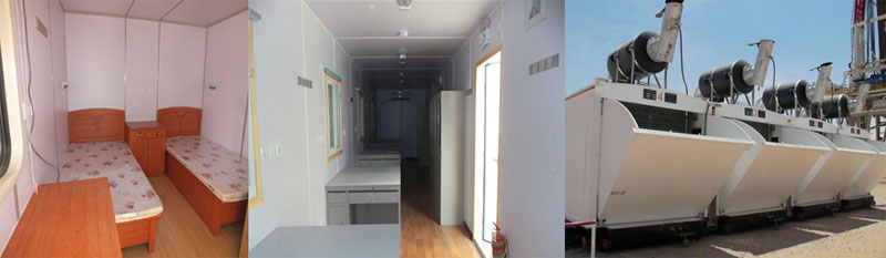 野營(yíng)房客廳，野營(yíng)房走廊